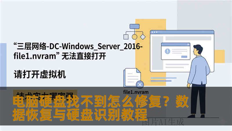 电脑硬盘找不到怎么修复？数据恢复与硬盘识别教程