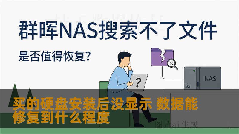 买的硬盘安装后没显示 数据能修复到什么程度