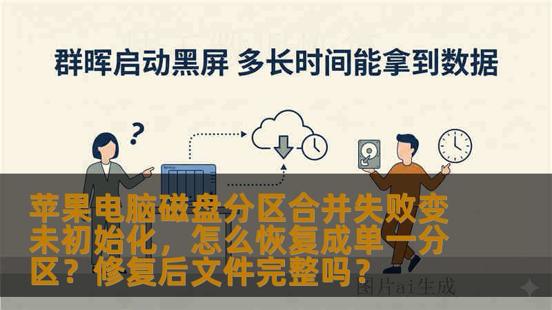 苹果电脑磁盘分区合并失败变未初始化，怎么恢复成单一分区？修复后文件完整吗？