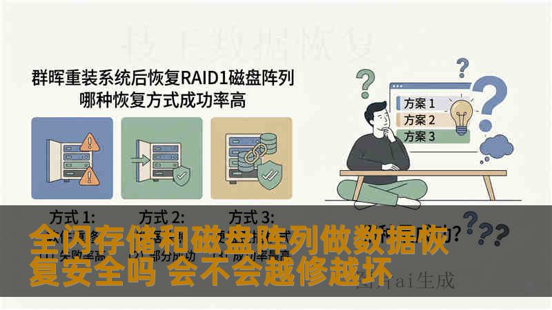 全闪存储和磁盘阵列做数据恢复安全吗 会不会越修越坏