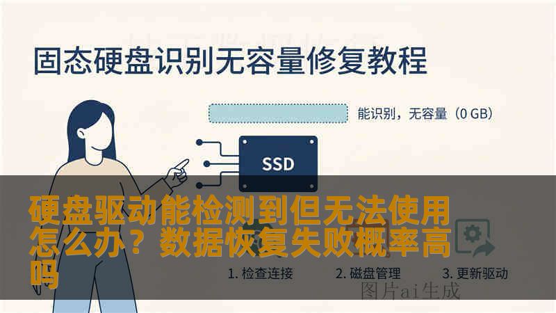 硬盘驱动能检测到但无法使用怎么办？数据恢复失败概率高吗