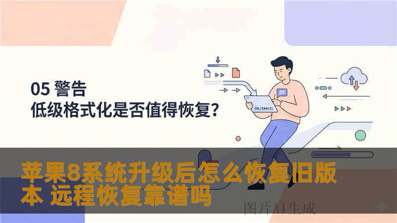苹果8系统升级后怎么恢复旧版本 远程恢复靠谱吗