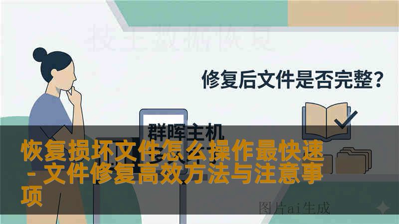 恢复损坏文件怎么操作最快速 - 文件修复高效方法与注意事项