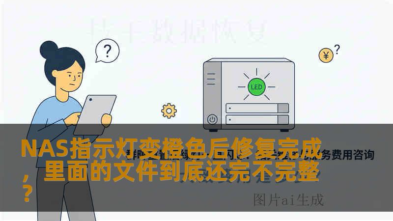 NAS指示灯变橙色后修复完成，里面的文件到底还完不完整？