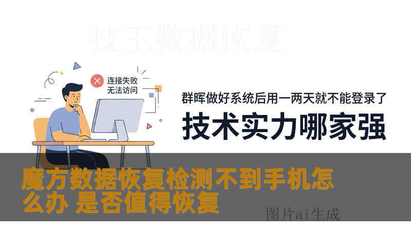 魔方数据恢复检测不到手机怎么办 是否值得恢复