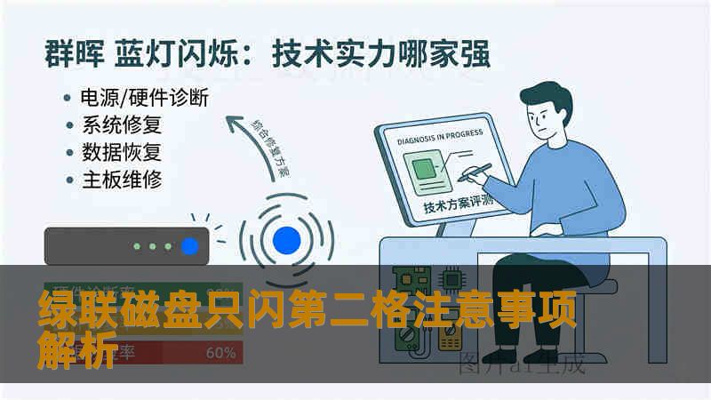 绿联磁盘只闪第二格注意事项解析