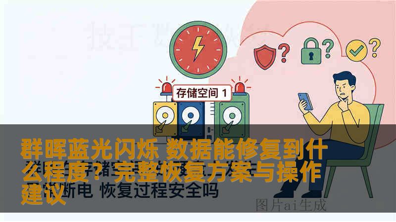 群晖蓝光闪烁 数据能修复到什么程度？完整恢复方案与操作建议