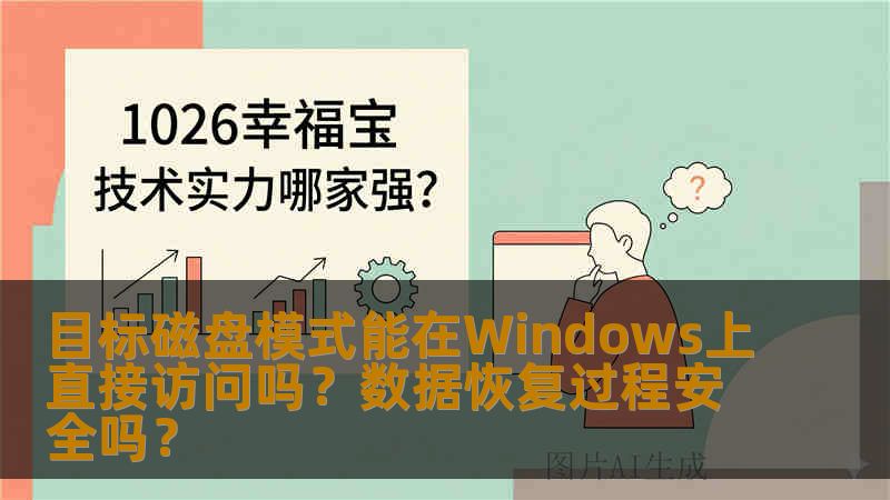 目标磁盘模式能在Windows上直接访问吗？数据恢复过程安全吗？