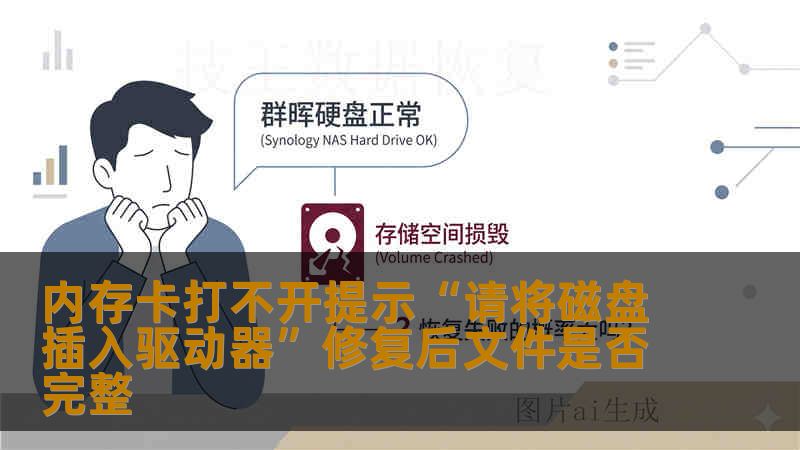 内存卡打不开提示“请将磁盘插入驱动器”修复后文件是否完整