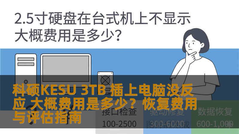 科硕KESU 3TB 插上电脑没反应 大概费用是多少？恢复费用与评估指南