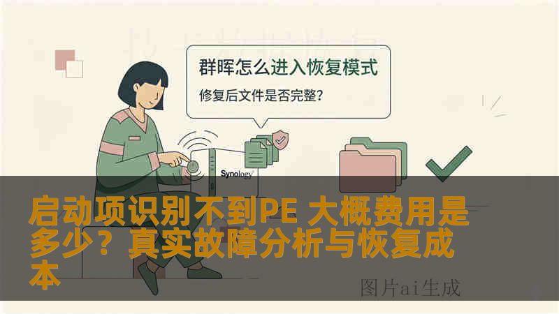 启动项识别不到PE 大概费用是多少？真实故障分析与恢复成本