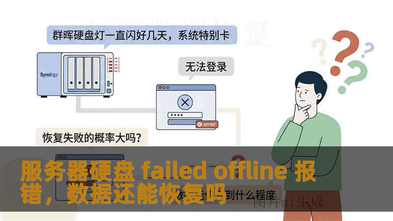 服务器硬盘 failed offline 报错，数据还能恢复吗