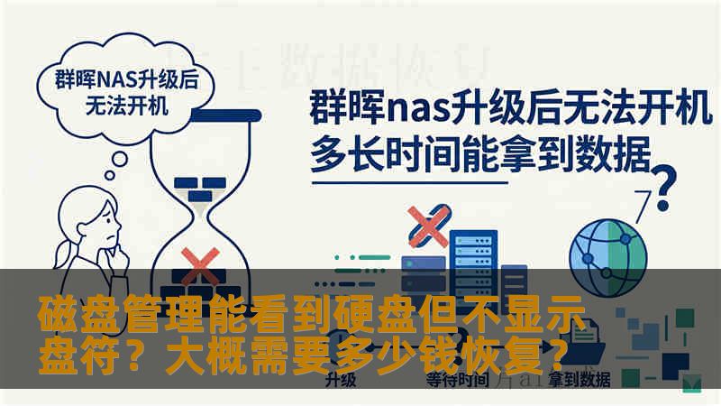 磁盘管理能看到硬盘但不显示盘符？大概需要多少钱恢复？