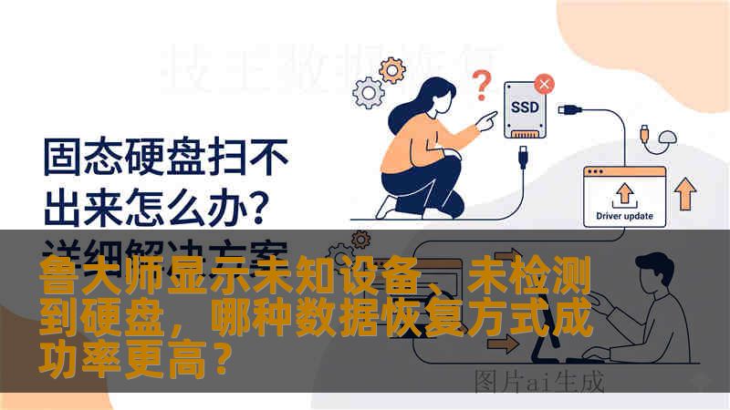 鲁大师显示未知设备、未检测到硬盘，哪种数据恢复方式成功率更高？