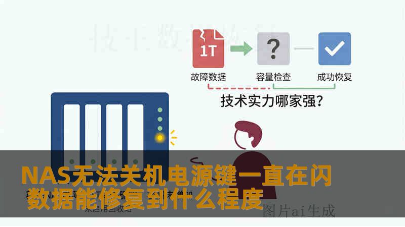 NAS无法关机电源键一直在闪 数据能修复到什么程度