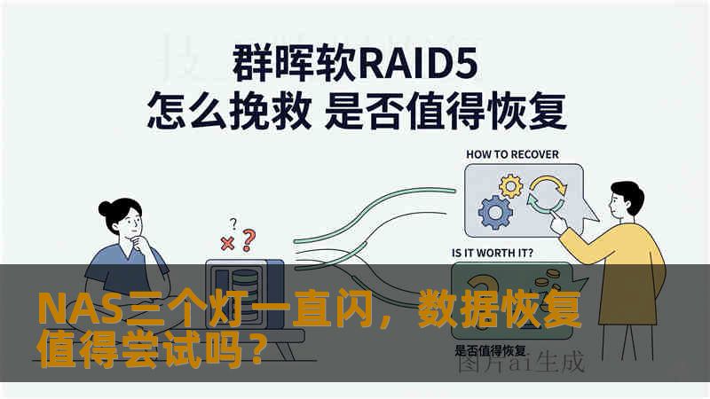 NAS三个灯一直闪，数据恢复值得尝试吗？