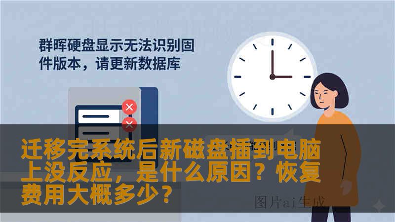 迁移完系统后新磁盘插到电脑上没反应,是什么原因?恢复费用大概多少? 迁移完系统后新磁盘插到电脑上没反应,是什么原因?恢复费用大概多少?