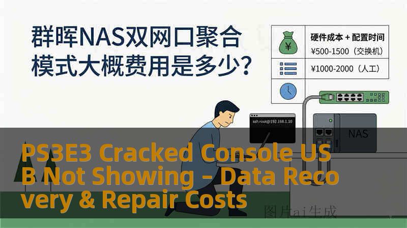 PS3E3 Cracked Console USB Not Showing – Data Recovery & Repair Costs
