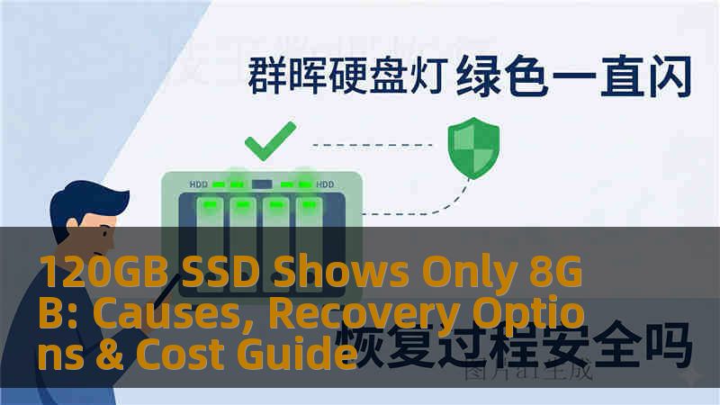 120GB SSD Shows Only 8GB: Causes, Recovery Options & Cost Guide 120GB SSD Shows Only 8GB: Causes, Recovery Options & Cost Guide