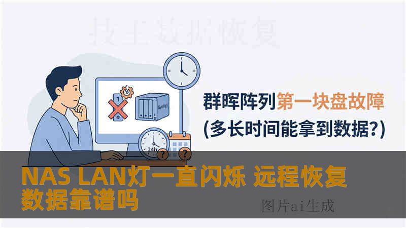 NAS LAN灯一直闪烁 远程恢复数据靠谱吗