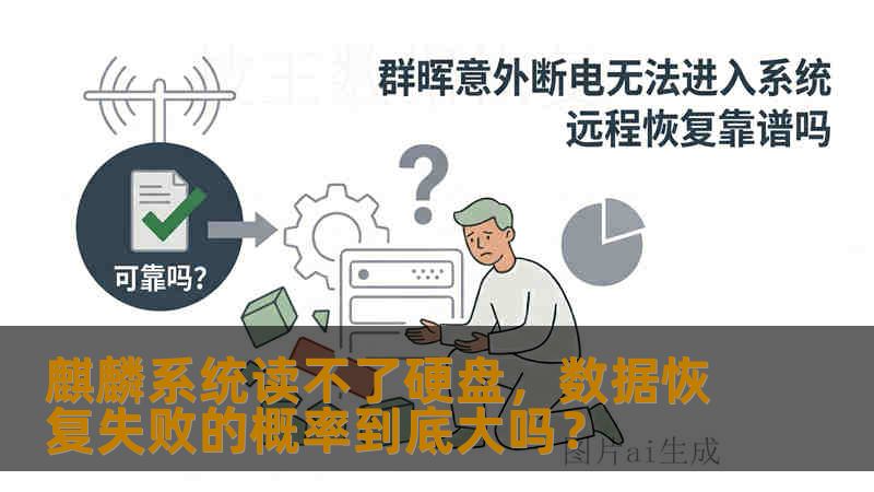 麒麟系统读不了硬盘，数据恢复失败的概率到底大吗？