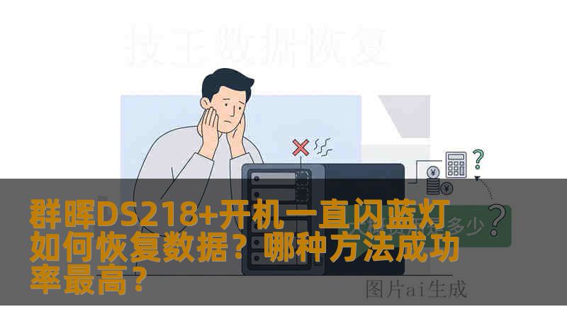 群晖DS218+开机一直闪蓝灯 如何恢复数据？哪种方法成功率最高？