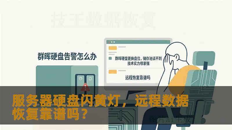 服务器硬盘闪黄灯，远程数据恢复靠谱吗？