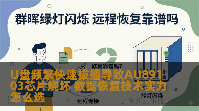 U盘频繁快速拔插导致AU89103芯片烧坏 数据恢复技术实力怎么选