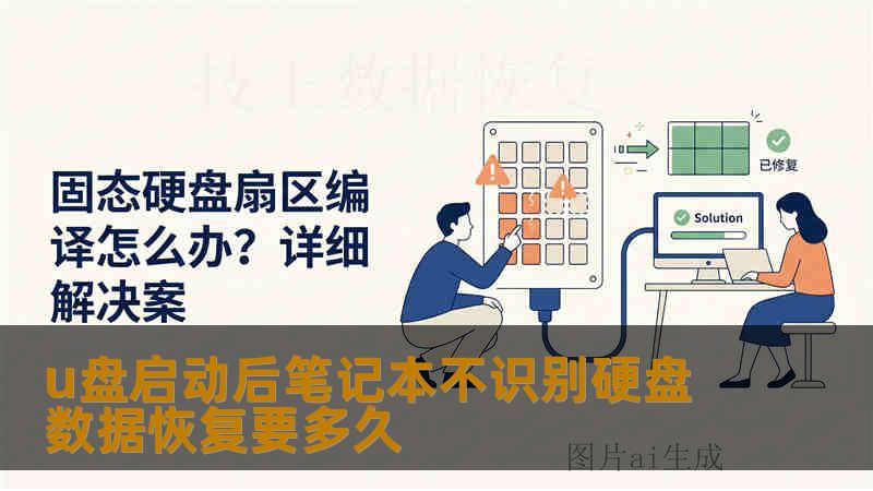 u盘启动后笔记本不识别硬盘 数据恢复要多久