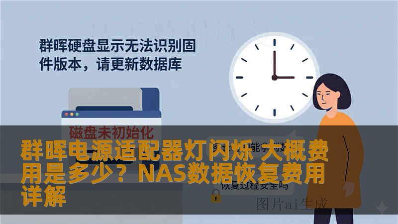 群晖电源适配器灯闪烁 大概费用是多少？NAS数据恢复费用详解
