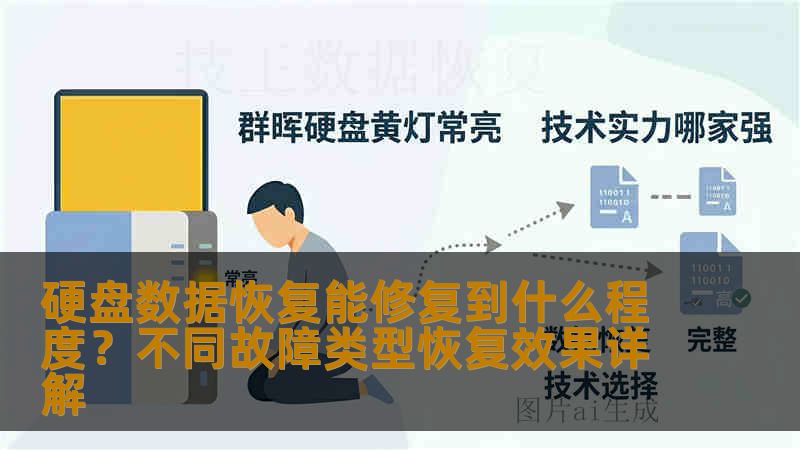 硬盘数据恢复能修复到什么程度？不同故障类型恢复效果详解