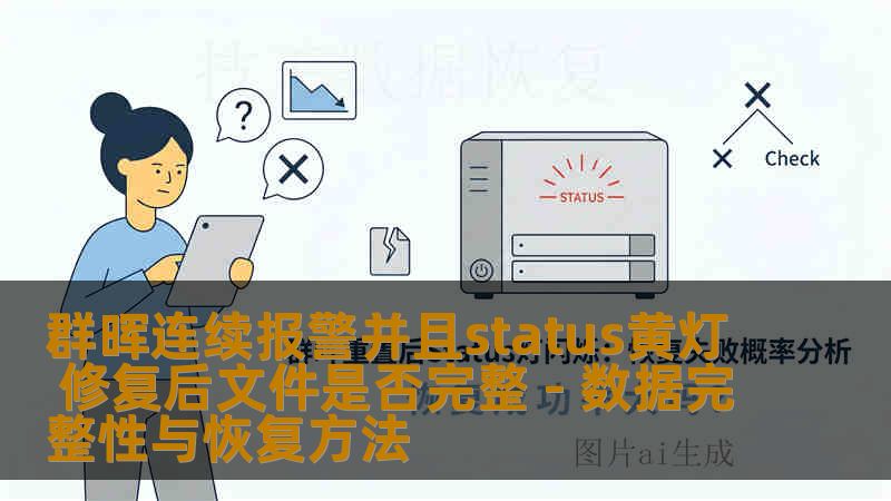 群晖连续报警并且status黄灯 修复后文件是否完整 - 数据完整性与恢复方法