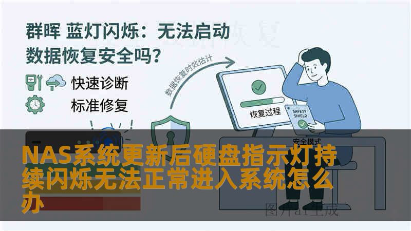 NAS系统更新后硬盘指示灯持续闪烁无法正常进入系统怎么办 NAS系统更新后硬盘指示灯持续闪烁无法正常进入系统怎么办