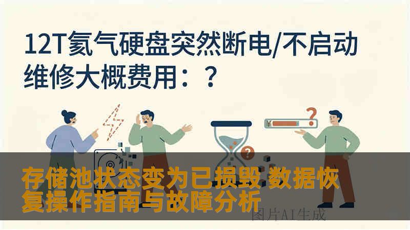 存储池状态变为已损毁 数据恢复操作指南与故障分析