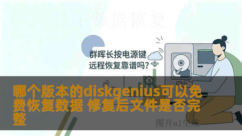 哪个版本的diskgenius可以免费恢复数据 修复后文件是否完整