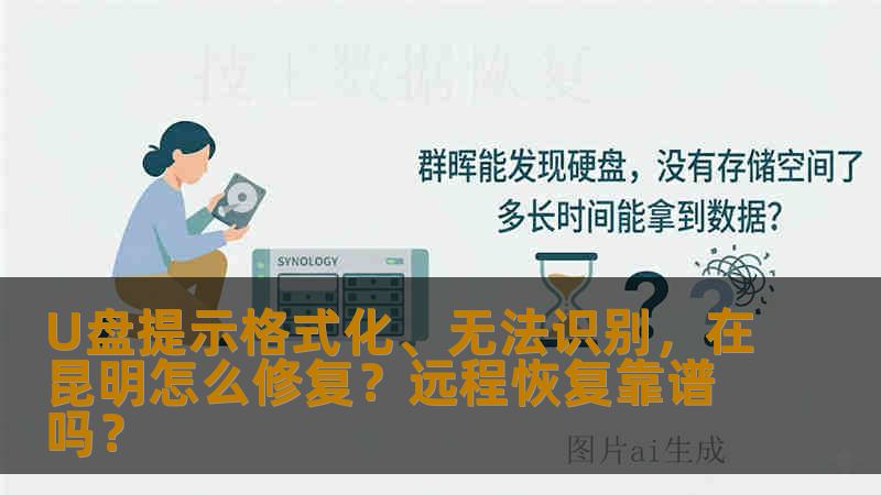 U盘提示格式化、无法识别,在昆明怎么修复?远程恢复靠谱吗? U盘提示格式化、无法识别,在昆明怎么修复?远程恢复靠谱吗?