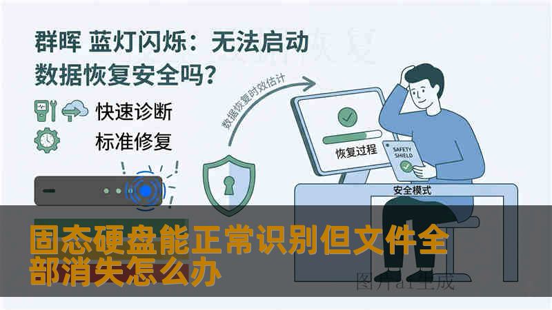 固态硬盘能正常识别但文件全部消失怎么办