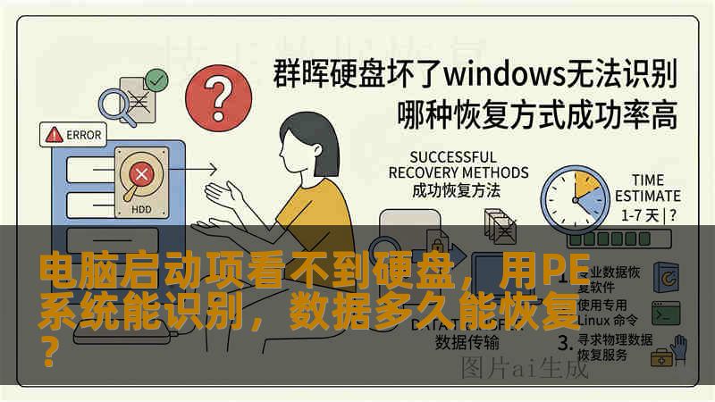 电脑启动项看不到硬盘,用PE系统能识别,数据多久能恢复? 电脑启动项看不到硬盘,用PE系统能识别,数据多久能恢复?
