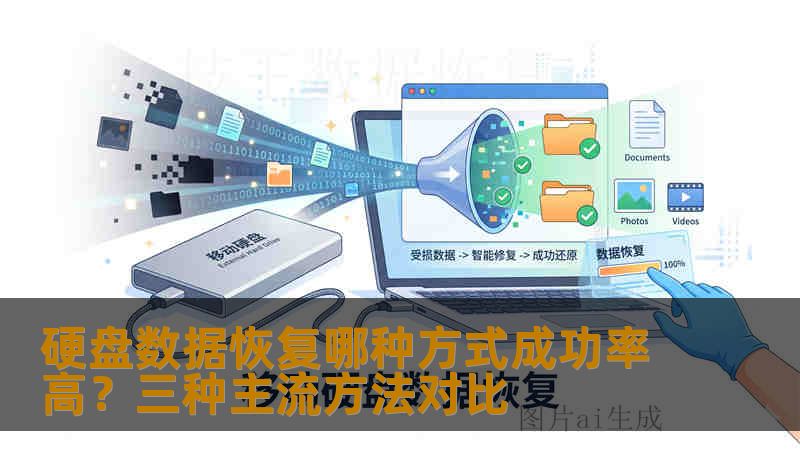 硬盘数据恢复哪种方式成功率高？三种主流方法对比