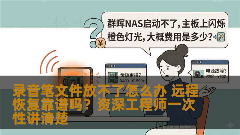 录音笔文件放不了怎么办 远程恢复靠谱吗？资深工程师一次性讲清楚