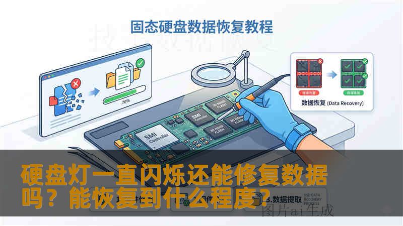 硬盘灯一直闪烁还能修复数据吗？能恢复到什么程度？