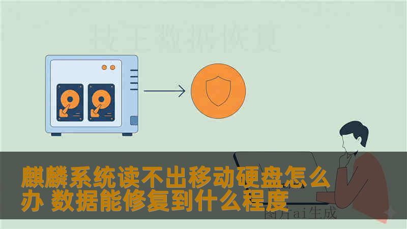 麒麟系统读不出移动硬盘怎么办 数据能修复到什么程度