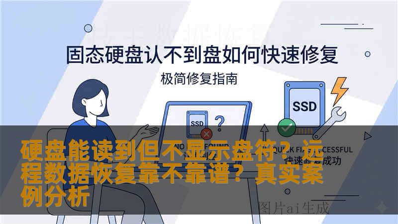 硬盘能读到但不显示盘符？远程数据恢复靠不靠谱？真实案例分析