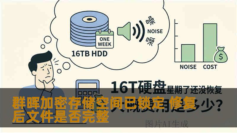 群晖加密存储空间已锁定 修复后文件是否完整
