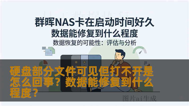 硬盘部分文件可见但打不开是怎么回事？数据能修复到什么程度？
