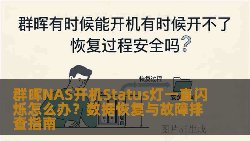 群晖NAS开机Status灯一直闪烁怎么办？数据恢复与故障排查指南
