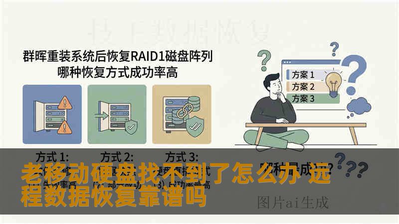 老移动硬盘找不到了怎么办 远程数据恢复靠谱吗