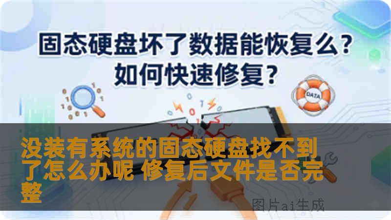 没装有系统的固态硬盘找不到了怎么办呢 修复后文件是否完整 没装有系统的固态硬盘找不到了怎么办呢 修复后文件是否完整