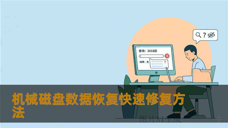 机械磁盘数据恢复快速修复方法