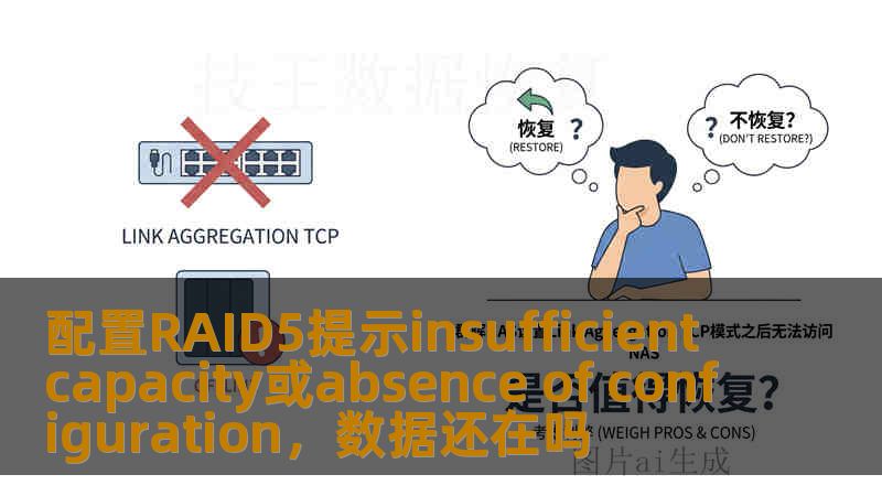 配置RAID5提示insufficient capacity或absence of configuration，数据还在吗